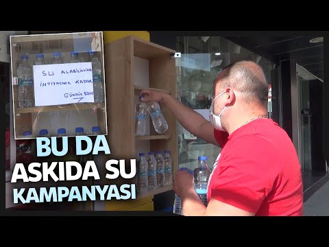 Ramazanda İftara Yetişemeyenlere Askıda Su