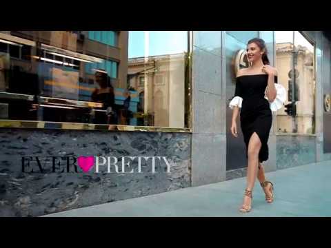 Larisa Costea for Ever Pretty - Black cocktail dresses collection