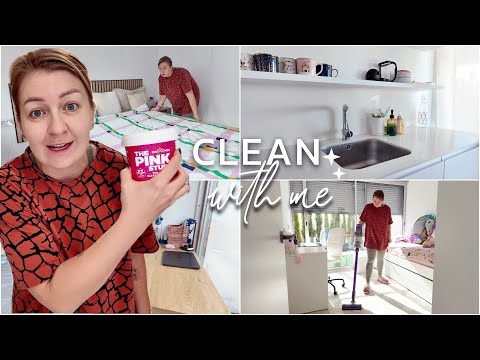 REALISTYCZNE CLEAN WITH ME ⭐ TRIKI I ORGANIZACJA NA MAŁEJ PRZESTRZENI ⭐  MOTYWACJA DO SPRZĄTANIA