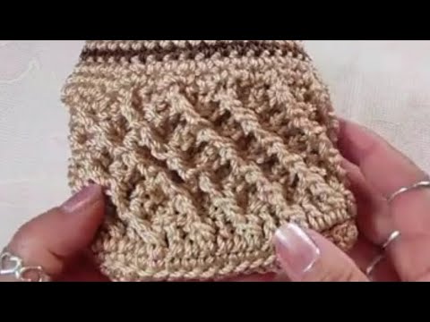 Monedero a CROCHET Punto SUPER FACIL!!