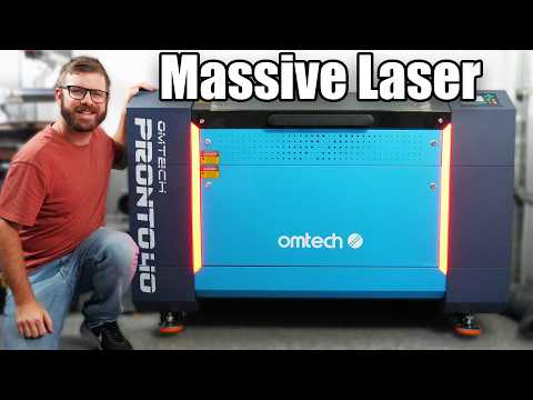 Next Level Projects Unlocked With This CO2 Laser (Omtech Pronto 40)