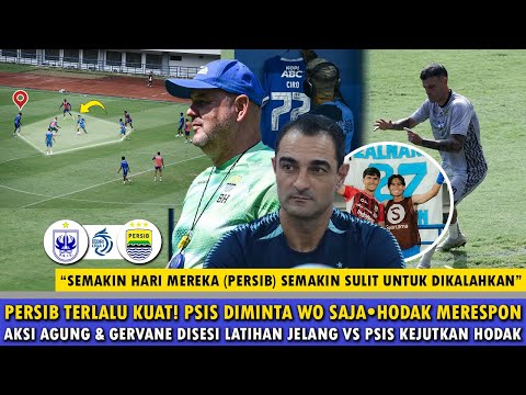 🔵TAKUT DENGAN PERSIB! PSIS DIMINTA WO🔥AKSI AGUNG & GERVANE KEJUTKAN HODAK JELANG VS PSIS!