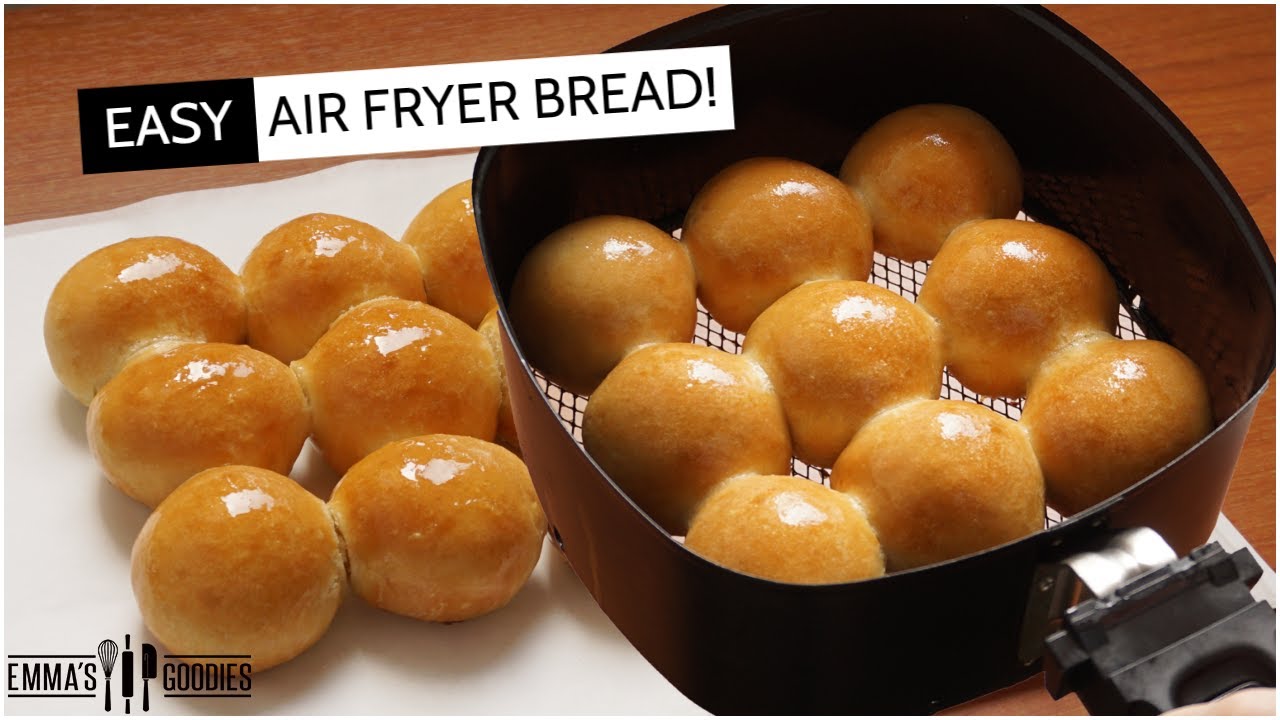 EASY Air Fryer Bread! The Softest Dinner Rolls!