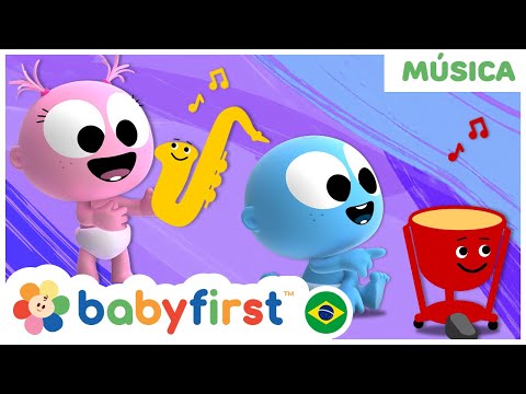 Googoo e Gaagaa aprendem sobre os MELHORES instrumentos musicais | Saxofone | Tímpanos + | BabyFirst