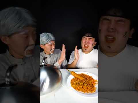 Spicy Noodles challenge | TikTok Funny Mukbang ASMR  #shorts