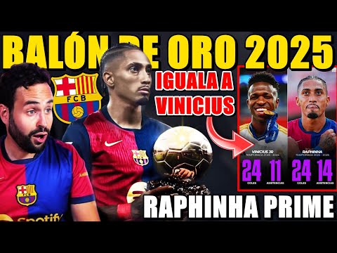 🔥¡RAPHINHA en su PRIME! IGUALA a VINICIUS y se ACERCA al BALÓN de ORO 2025 ¡SALAH su GRAN RIVAL!