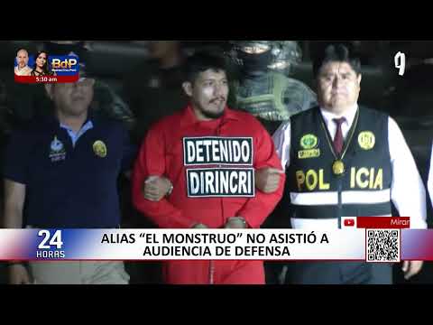 Reprograman audiencia contra “El Monstruo” por demora en su traslado a Lima Norte