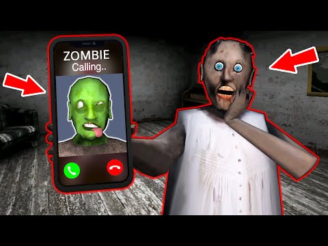 Granny vs Zombie Grandpa vs Scary Teacher Zombie - funny horror animation (collection 30 min.)