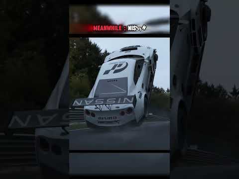 BYD: my car is going to jump meanwhile Mercedes Nissan and Porsche || #mercedes #porsche #nismo