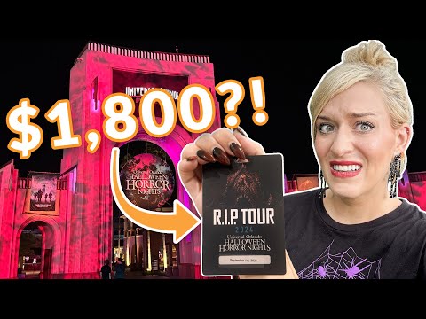 We Spent $1800(!!) On Halloween Horror Nights Tours At Universal Orlando | RIP & Lights On Unmasking