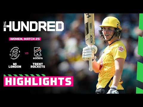MI London vs Trent Rockets | Women | Match Highlights | #TheHundred 2026