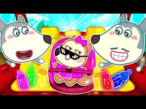 Who Is The Baby Boss  | Mommy Wolf Family Funny Series | Cartoon for Kids