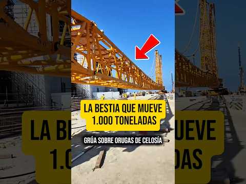 Esta bestia de acero levanta más de 1.000 toneladas con una precisión que desafía la lógica humana