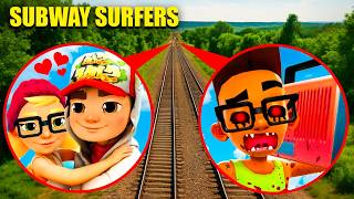 мой дрон снял ФРЕШ.EXE vs ДЖЕЙКА + ТРИКИ SUBWAY SURFERS в Реальной Жизни!