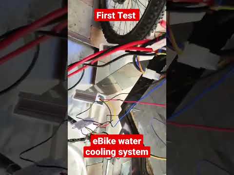 First Test eBike water cooling system 300A 72V Controller