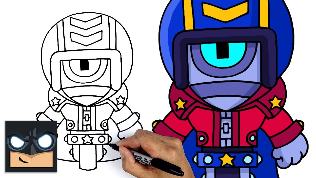 How To Draw Stu - Brawl Stars