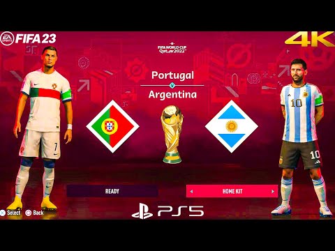 FIFA 23 - Argentina Vs Portugal- FIFA World Cup Final Qatar | PS5™ [4K ] Next Gen