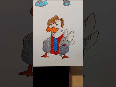 Día 155 | Pato Saul Goodman #dibujo #pato #art #draw #artist#bettercallsaul#breakingbad #saulgoodman