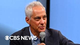YouTube video thumbnail: Rahm Emanuel Calls to end Unconditional U.S. Support for Israel in Tel Aviv 