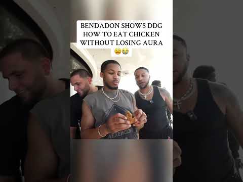 Bandadon teaches DDG how to eat chicken #bendadonnn #ddg #ddgpontiacmade