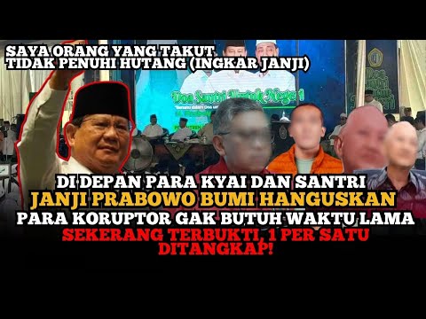 Janji Prabowo Bumi Hanguskan Para Koruptor, Dibayar Kontan❗