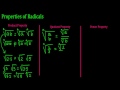 Properties of Radicals and Exponents