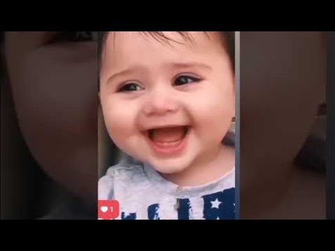 Cute and funny babies reaction || Baby laughing compilation 🤣💖✨