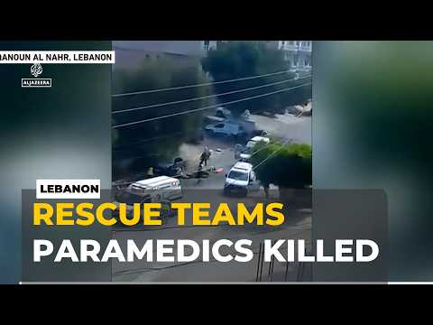 Israeli Air Strikes Kill Paramedics in Southern Lebanon as Rescue Teams Targeted