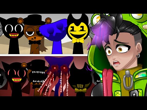 LOS SPRUNKI pero SON PERSONAJES de JUEGOS de TERROR 😱 (POPPY PLAYTIME, FNFA) 🐸 SIMBA