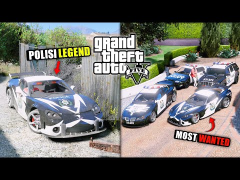 Aku Menemukan & Koleksi SEMUA MOBIL POLISI NEED FOR SPEED LANGKA Di GTA 5 MOD