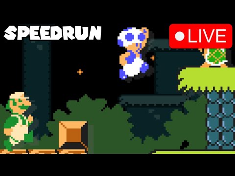 TRANSMISION EN VIVO #4: Haciendo Speedrun en la Remasterizacion de Super Mario Bros
