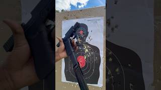 Glock 17 With The Goliath 🔥❗️ #hoodgunsmith #notfullauto #castawayent #gunsafety #blowup