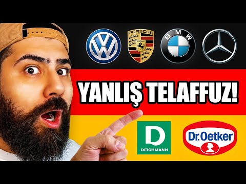 YANLIŞ Telaffuz Ettiğin 15 Alman Markası! - Almanca Telaffuz ve Okunuş Kuralları