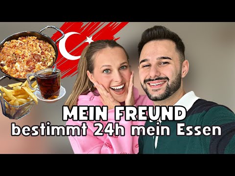 Mein TÜRKISCHER FREUND bestimmt 24h MEIN ESSEN 🇹🇷