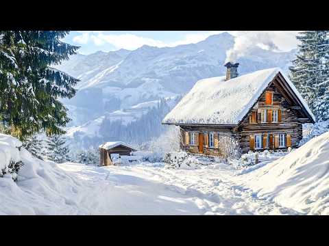 Walking in Snow-Covered Grindelwald 🇨🇭 Switzerland 4K