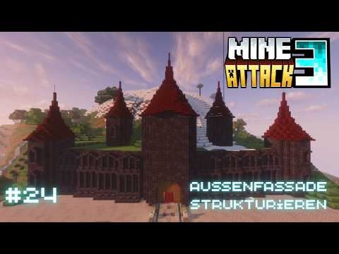 ⛏️Minecraft MineAttack 3⛏️ Der Base mehr Tiefe, Details, Struktur und Design verleihen #24