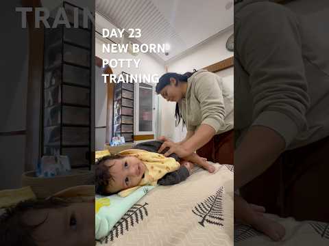 New born potty training #fitness  #minivlog