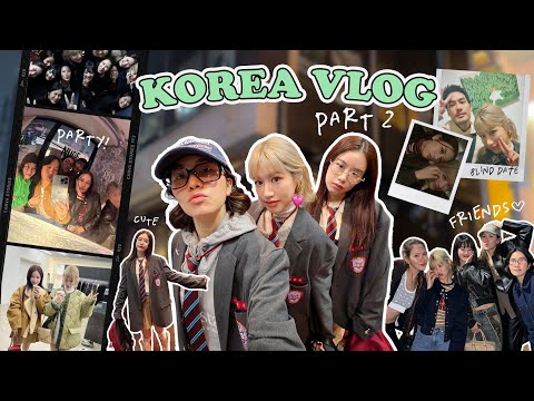 KoreaVLOGpart2girl’snightoutย้อนวัยเป็นนักเรียนshoppingและกิ