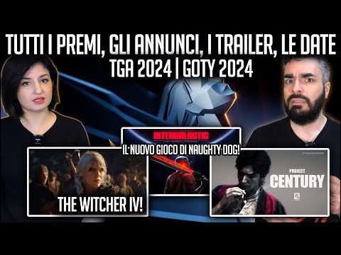 TGA 2024: Evento INCREDIBILE | Tutti i PREMI, ANNUNCI, TRAILER, DATE | The Witcher IV, Intergalactic