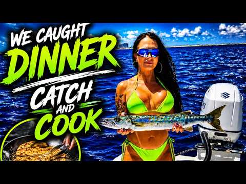 It was a tough bite *** we stuck with it and caught dinner *** Florida saltwater fishing video thumbnail
