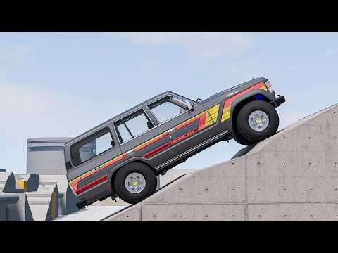 BeamNG Drive Update 0.36 - Toyota Land Cruiser (FJ60) Suspension Test - Stock vs Modified