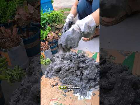 how to make a flower pot from foam#shorts#short#trending#unique#fyp