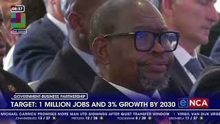 YouTube video thumbnail: Government-Business Partnership Targets 1-Million Jobs and 3% Growth by 2030