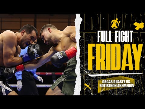 Full Fight | Oscar Duarte vs. Botirzhon Akhmedov! They went all in the final 10th round!