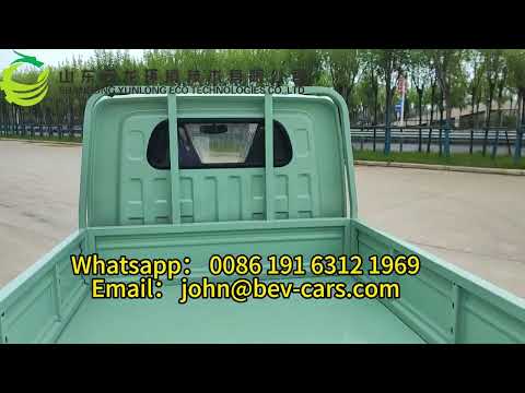 EEC COC L7e Electric mini cargo vehicles front 2 seats