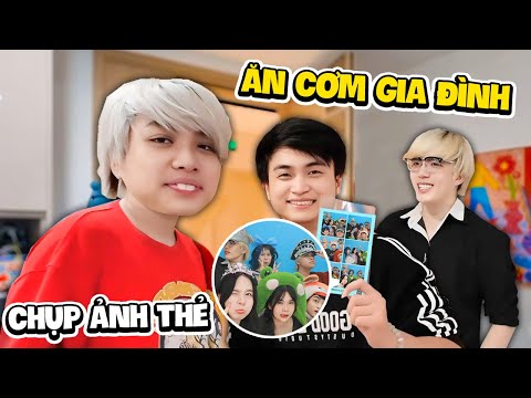 Tui Ăn Cơm Gia Đình Cùng Phong Cận Và Kairon, Chụp Ảnh Thẻ Với Simmy Và Sammy | Siro Vlog