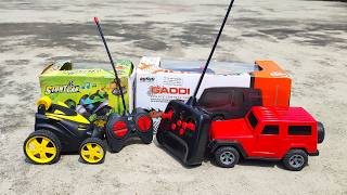 Remote Control Car vs RC Car Comparison Epic battle | rc thar vs stunt car unboxing and testing