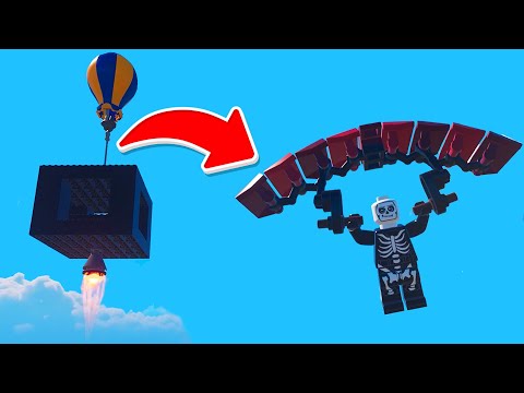 How to make a CHEAP JUMP TOWER in LEGO Fortnite