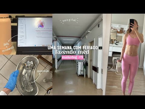 uma semana de feriado fazendo med - estudos, anatômico e descansando maluvlog #9