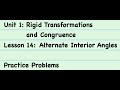 Angle Relationships and Scale Factors
